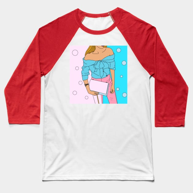 Chill mood Baseball T-Shirt by Adristylesarts